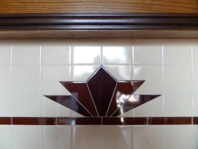 ART Deco Period Tiled  Insert