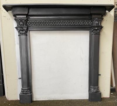 Antique Victorian stove surround - surround