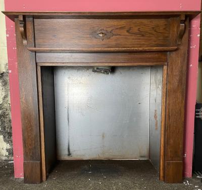 Antique 1930’s oak fire surround