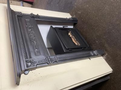 Antique Victorian Fire Surround - side