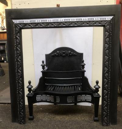 Antique cast iron stove frame 