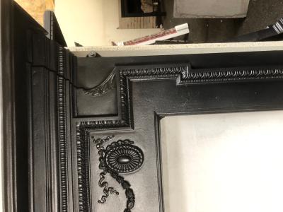 Antique late Victorian /Edwardian fire surround - corner