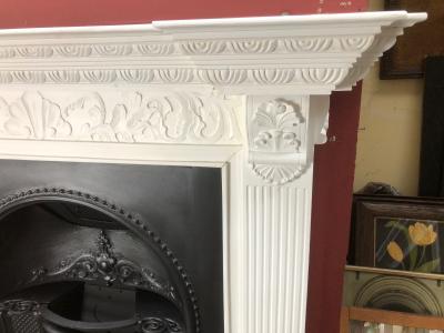 Vintage Georgian style fire surround - corner