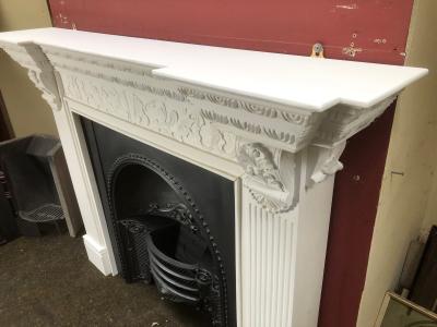 Vintage Georgian style fire surround - shelf