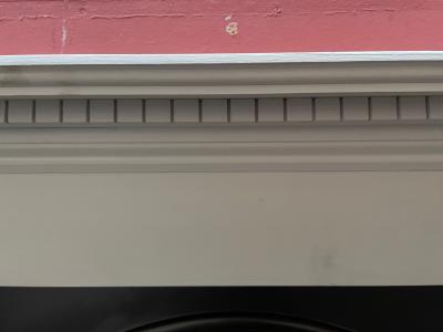 Vintage Georgian Wood Fire Surround - top