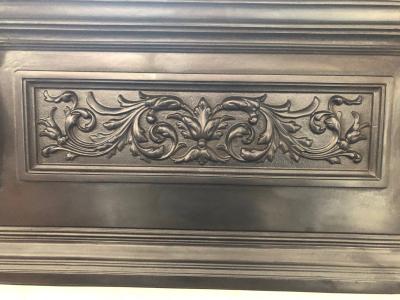 Vintage Victorian style cast iron surround - detail